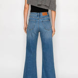 Tummy Control High Rise Slim Palazzo Jeans