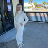 Solid Sweater Pants