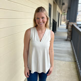 Stone V-Neck Tank