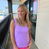 Clear Lilac Tank Top
