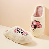 White Western Slippers