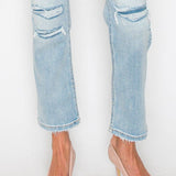 PLUS - HIGH RISE STRAIGHT JEANS: 16 (32)