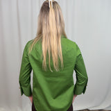 Moss 3/4 Sleeve Popover Shirt