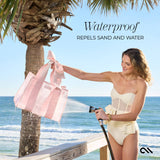 Bow Beach Tote With Phone Pouch