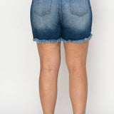 PLUS SIZE - HIGH  RISE STRETCH SHORT: 18