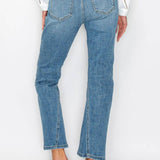 PLUS - TUMMY CONTROL HIGH RISE STRAIGHT JEANS: 18 (33)