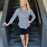 Black Suede Skort