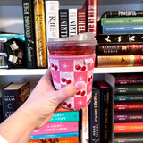 Cherry Bow Coquette Girl Iced Coffee Drink Sleeve - Small