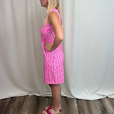 Geo Pink/Kelly Slvess Travel Dress