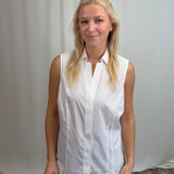 No Iron Stretch Sleeveless Shirt