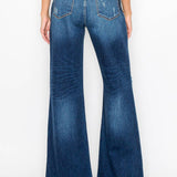 ULTRA HIGH RISE RELAXED FLARE JEANS: 13/30