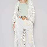kimono woven top