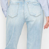 PLUS - HIGH RISE STRAIGHT JEANS: 16 (32)