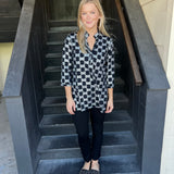 Blk/Silver Travel Tunic
