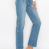 PLUS - TUMMY CONTROL HIGH RISE STRAIGHT JEANS: 18 (33)