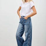 Plus High Rise Wide Leg