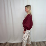 Camo High Rise Low Curve Barrel Jeans