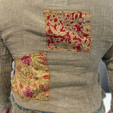 Patch Ruffle Jacket