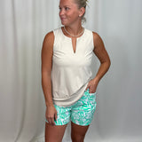 Spring Bouquet Kelley Green Shorts