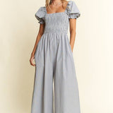 STRIPE PRINT JUMPSUIT