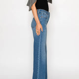Tummy Control High Rise Slim Palazzo Jeans