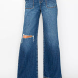 ULTRA HIGH RISE RELAXED FLARE JEANS: 15/31