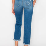 HIGH RISE TAPERED LEG JEANS: 3 (25)