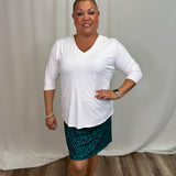 Giraffe Emerald Navy Fun Skort