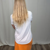 Tangerine Zip Skort