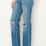 HIGH RISE STRAIGHT LEG JEANS: 5 (26)