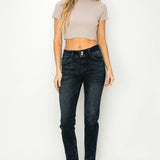 MID RISE CIGARETTE JEANS: 1 (24)