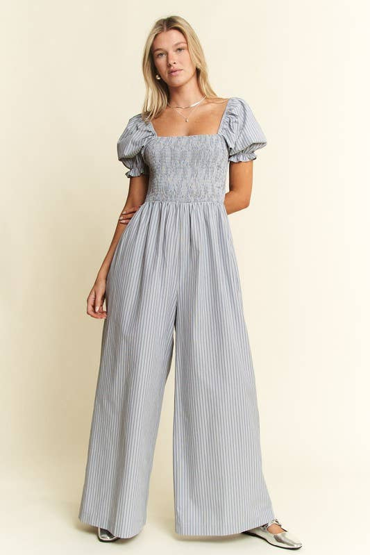 STRIPE PRINT JUMPSUIT