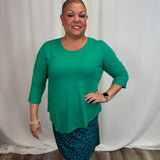 Emerald Asymmetrical Top