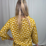 Mustard Mockneck Top