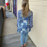 Blue Front Back Top