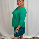 Emerald Asymmetrical Top