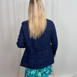 Navy Safari Jacket
