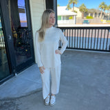 Solid Sweater Pants