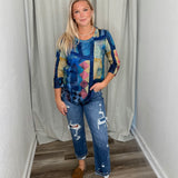 Hybrid Style High Rise Straight Leg Jeans