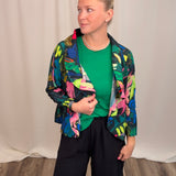 Tropical Colors Printed Jacket