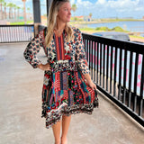 Multi Silk Layer Dress