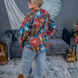 Light Wash High Rise Wide Cuff Barrel Jeans