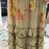 Patch Ruffle Skirt