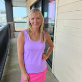 Clear Lilac Tank Top