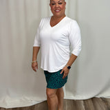 Giraffe Emerald Navy Fun Skort