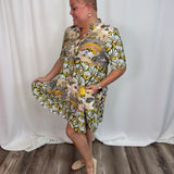Multi Printed Layer Dress