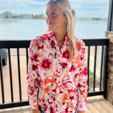 Pink Multi Watercolor FLRL Shirt