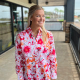 Pink Multi Watercolor FLRL Shirt