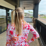 Pink Multi Watercolor FLRL Shirt