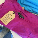 Magenta Basic Tee